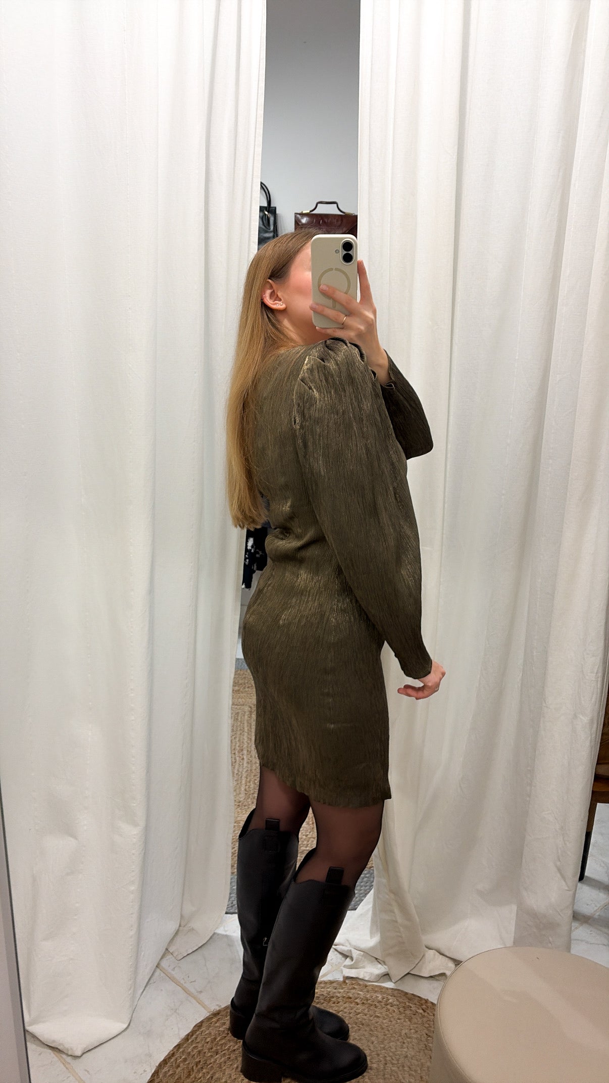 SOFIE SCHNOOR Sukienka z bufiastymi ramionami | M