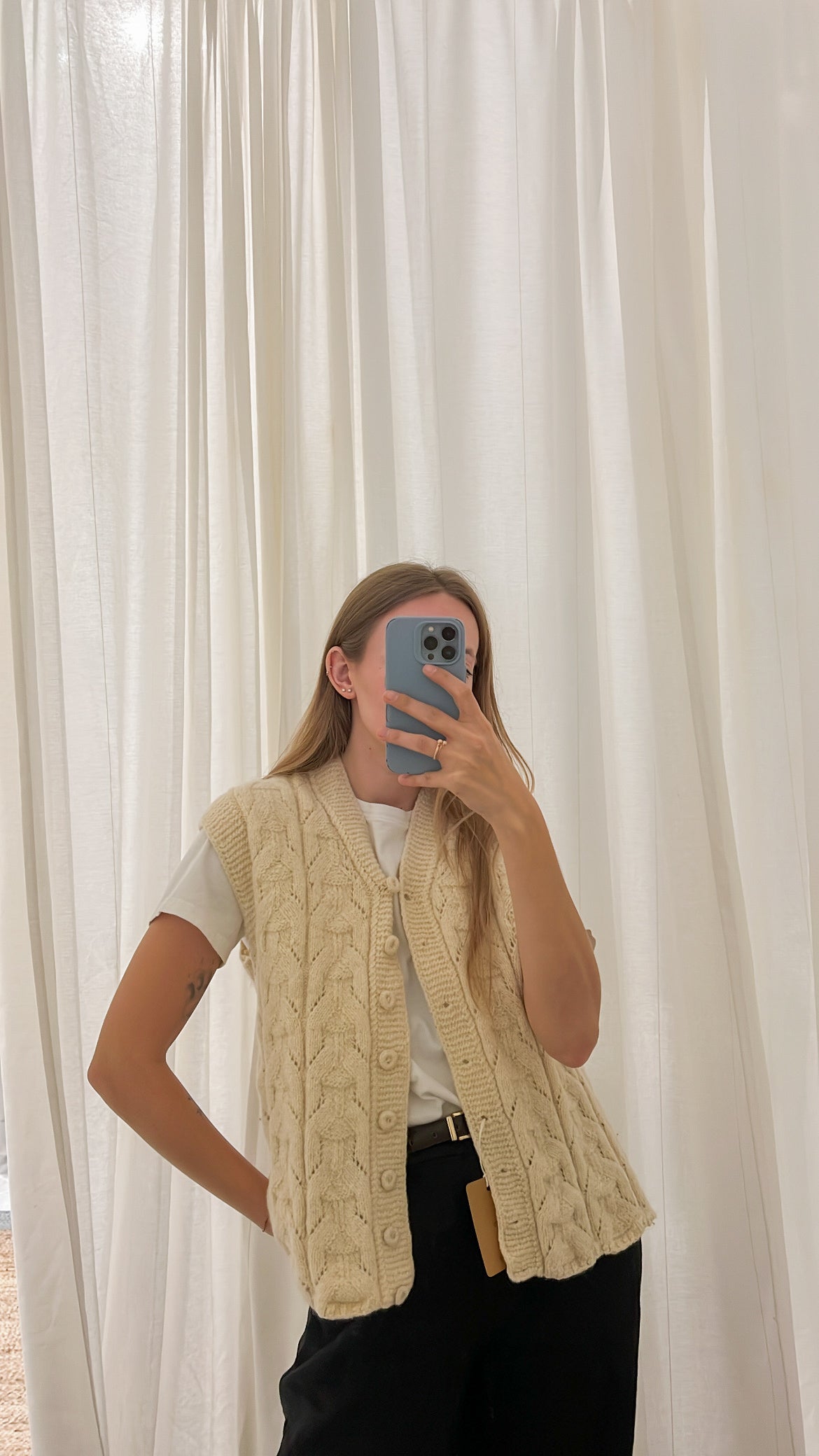 Ręcznie robiona kamizelka | Wełna