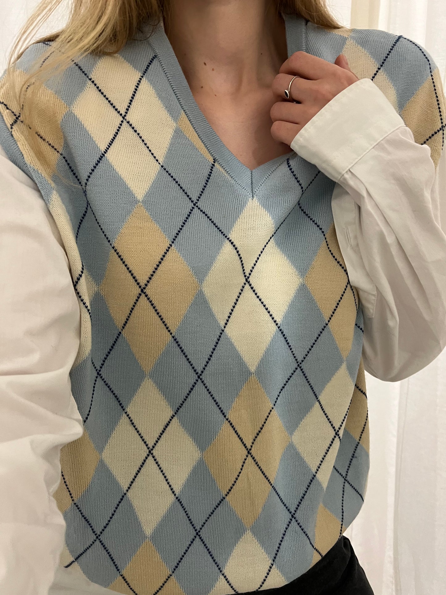 Wełniana kamizelka oversize | WOOLMARK