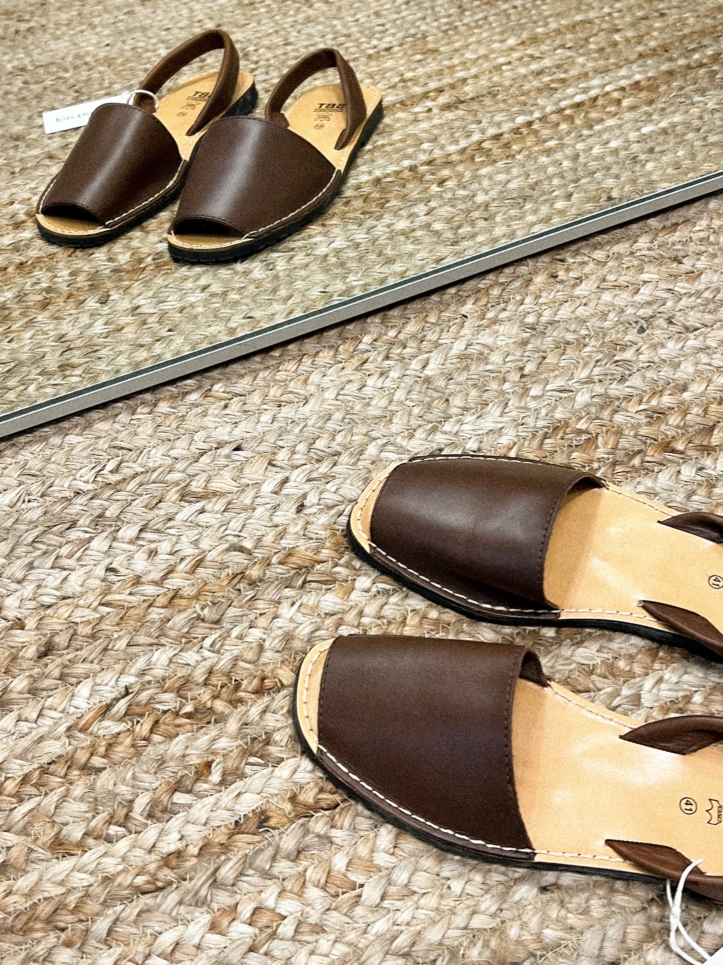 Brązowe sandały Avarcars | skóra naturalna | 41/42 | unisex