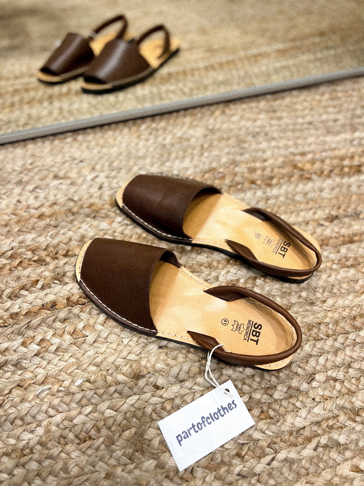 Brązowe sandały Avarcars | skóra naturalna | 41/42 | unisex