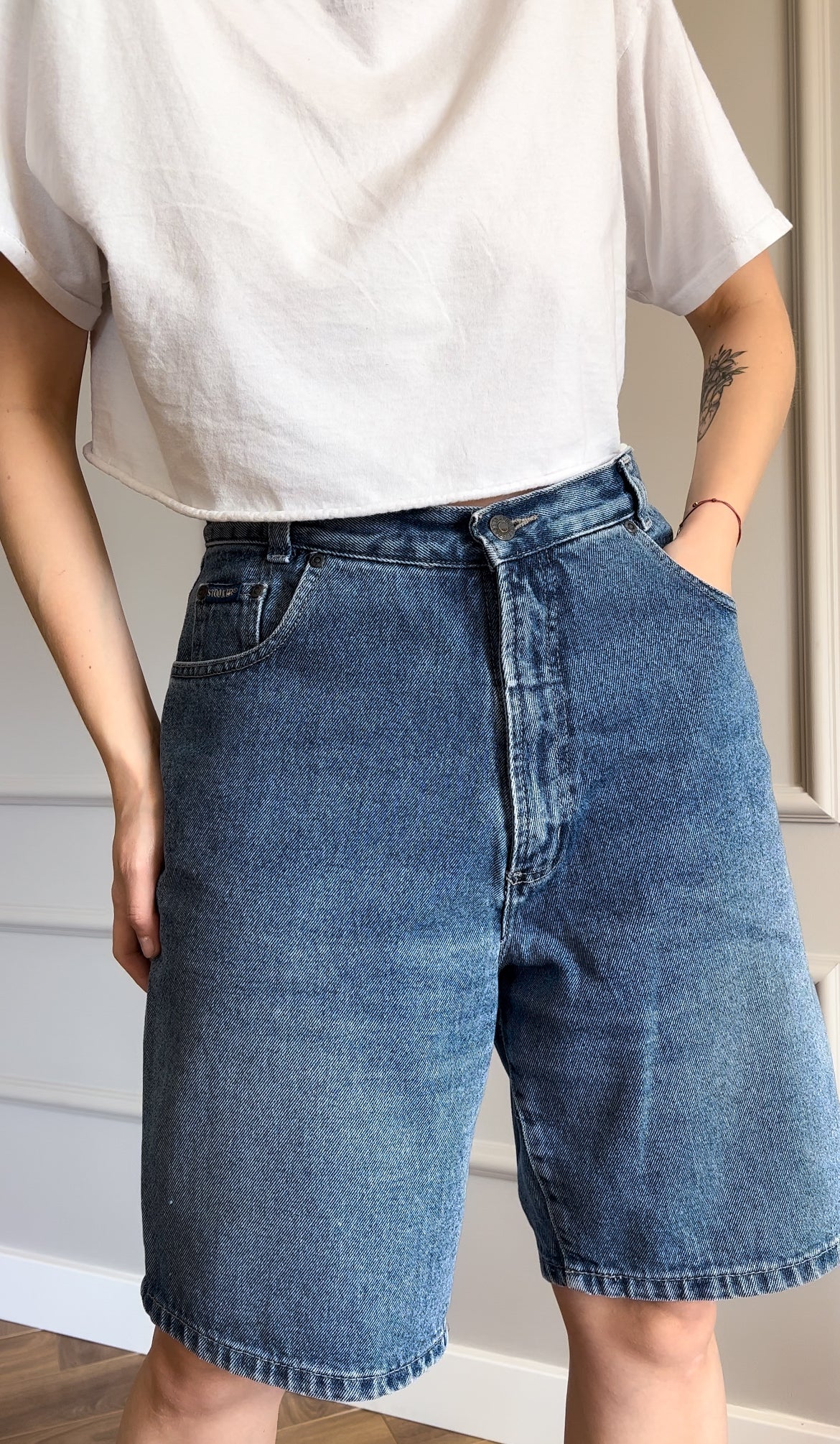 Vintage denimowe szorty – lata 90 | M/L