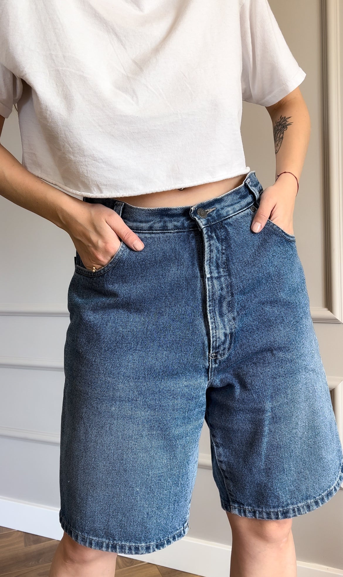 Vintage denimowe szorty – lata 90 | M/L