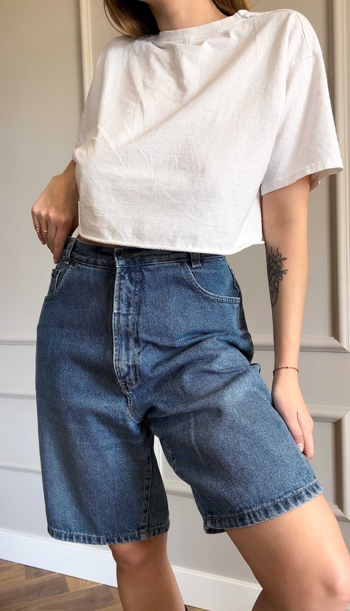 Vintage denimowe szorty – lata 90 | M/L