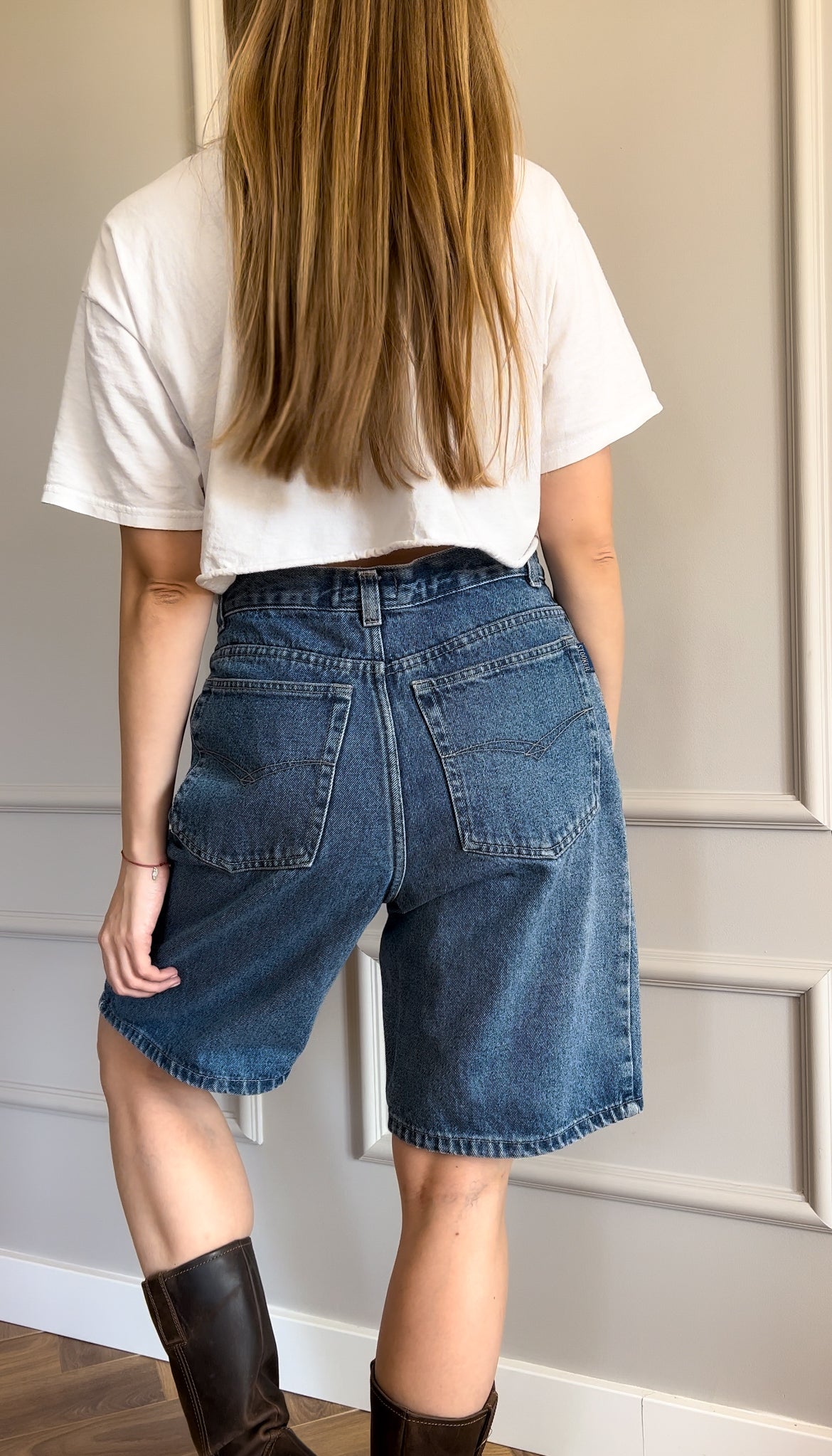 Vintage denimowe szorty – lata 90 | M/L