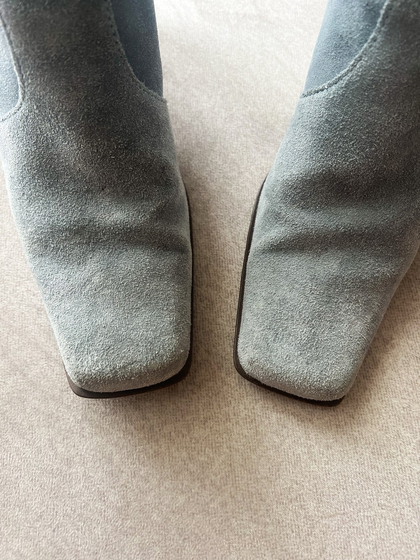 Zamszowe botki vintage | 38
