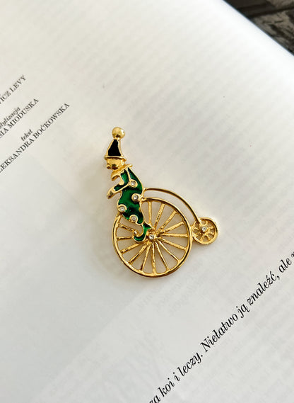 Broszka pajacyk na bicyklu | 00'