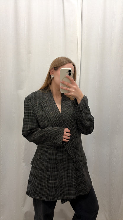 Marynarka vintage Made In Italy dwurzędowa unisex | 50