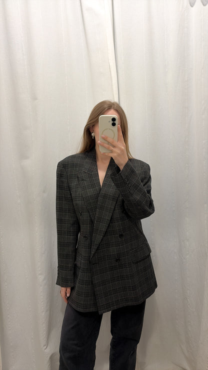 Marynarka vintage Made In Italy dwurzędowa unisex | 50