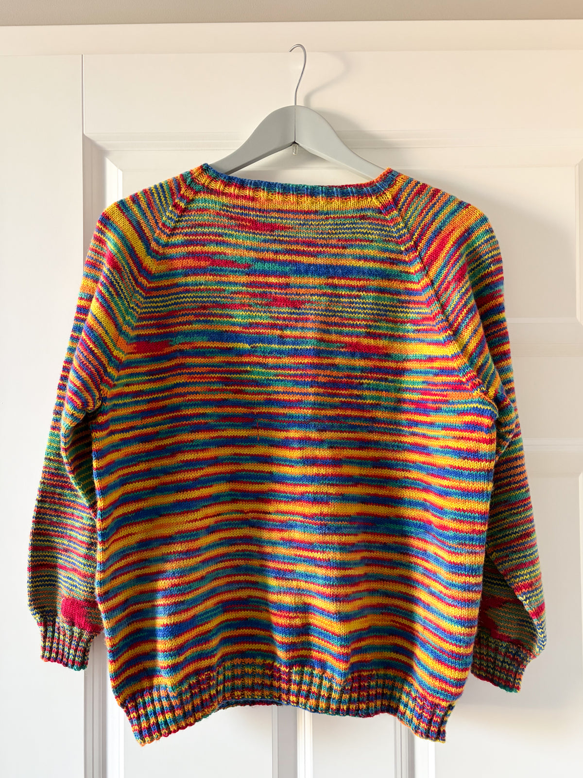 Wełniany kolorowy sweter XS/M
