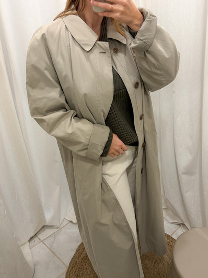 BUGATTI Trencz oversize unisex w oliwkowym beżu