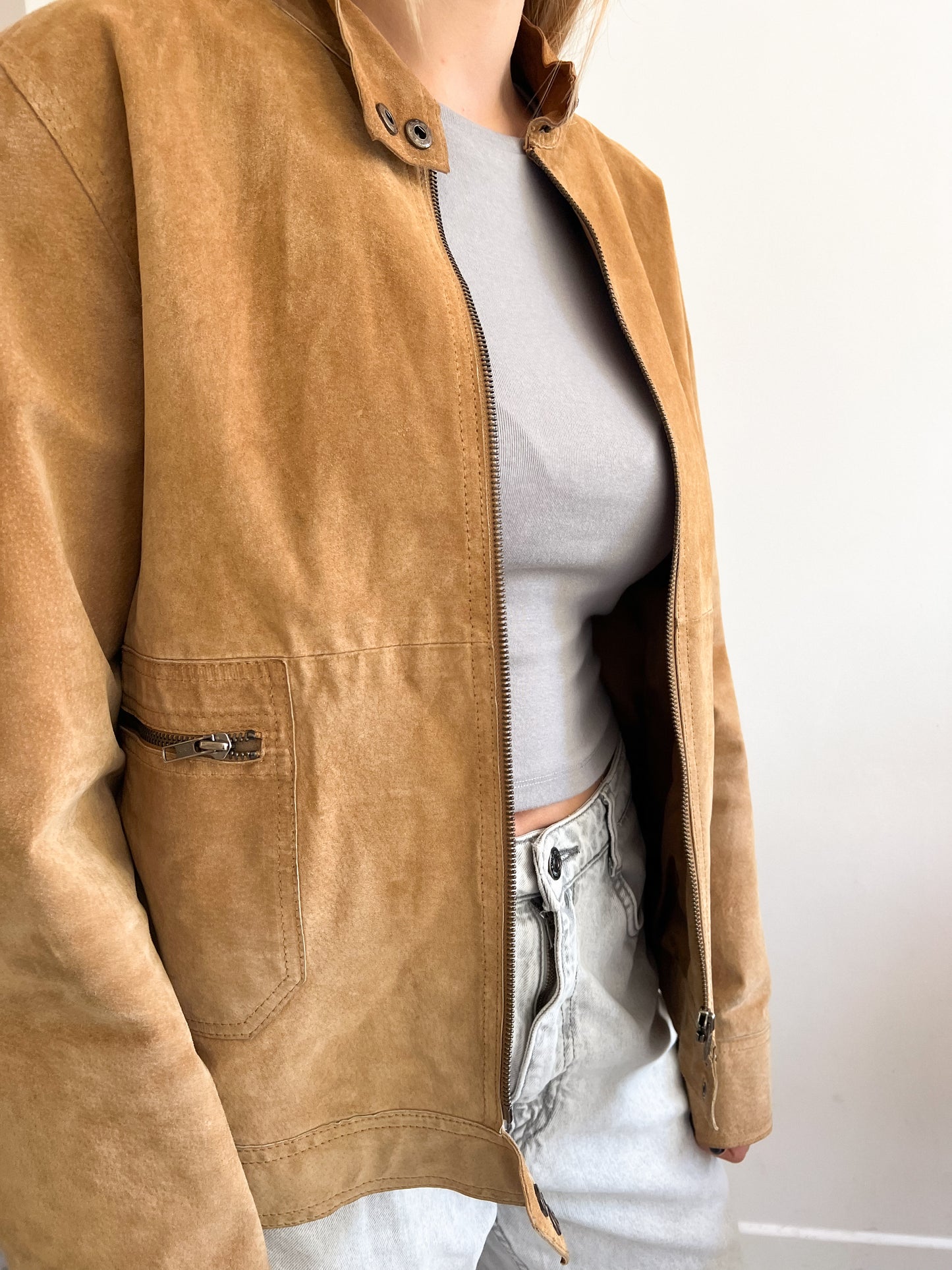 Ramoneska zamsz naturalny | M\L