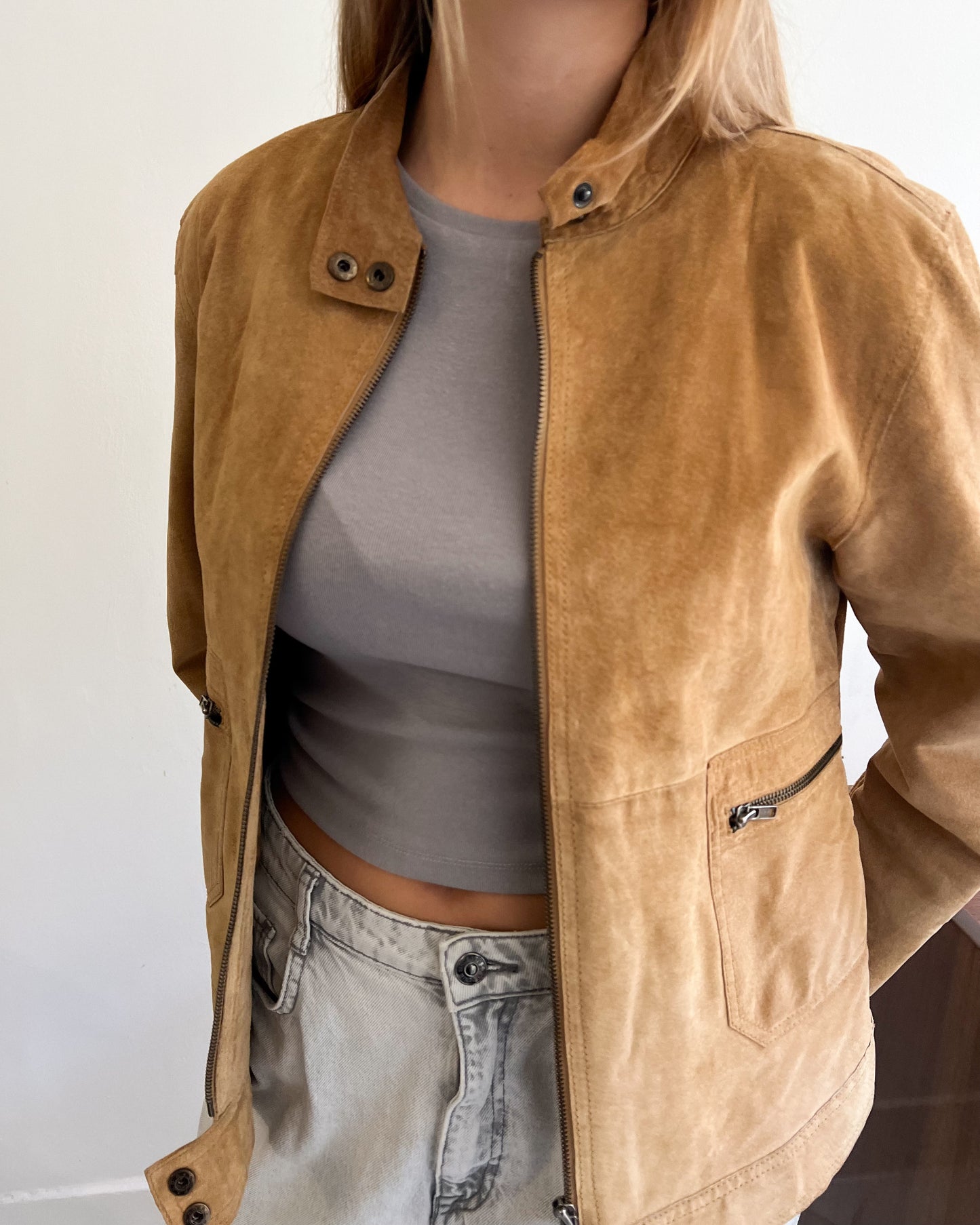 Ramoneska zamsz naturalny | M\L