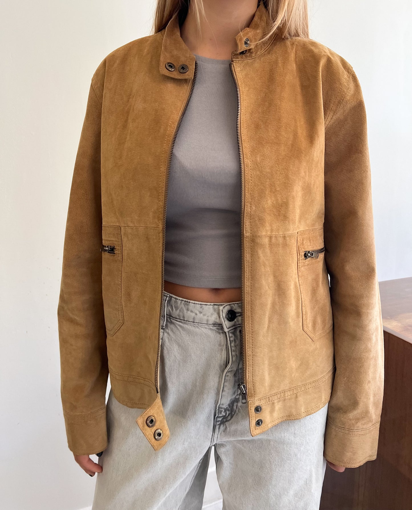 Ramoneska zamsz naturalny | M\L