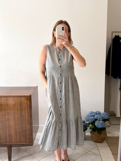 Bawełniana lekka sukienka maxi | M-L