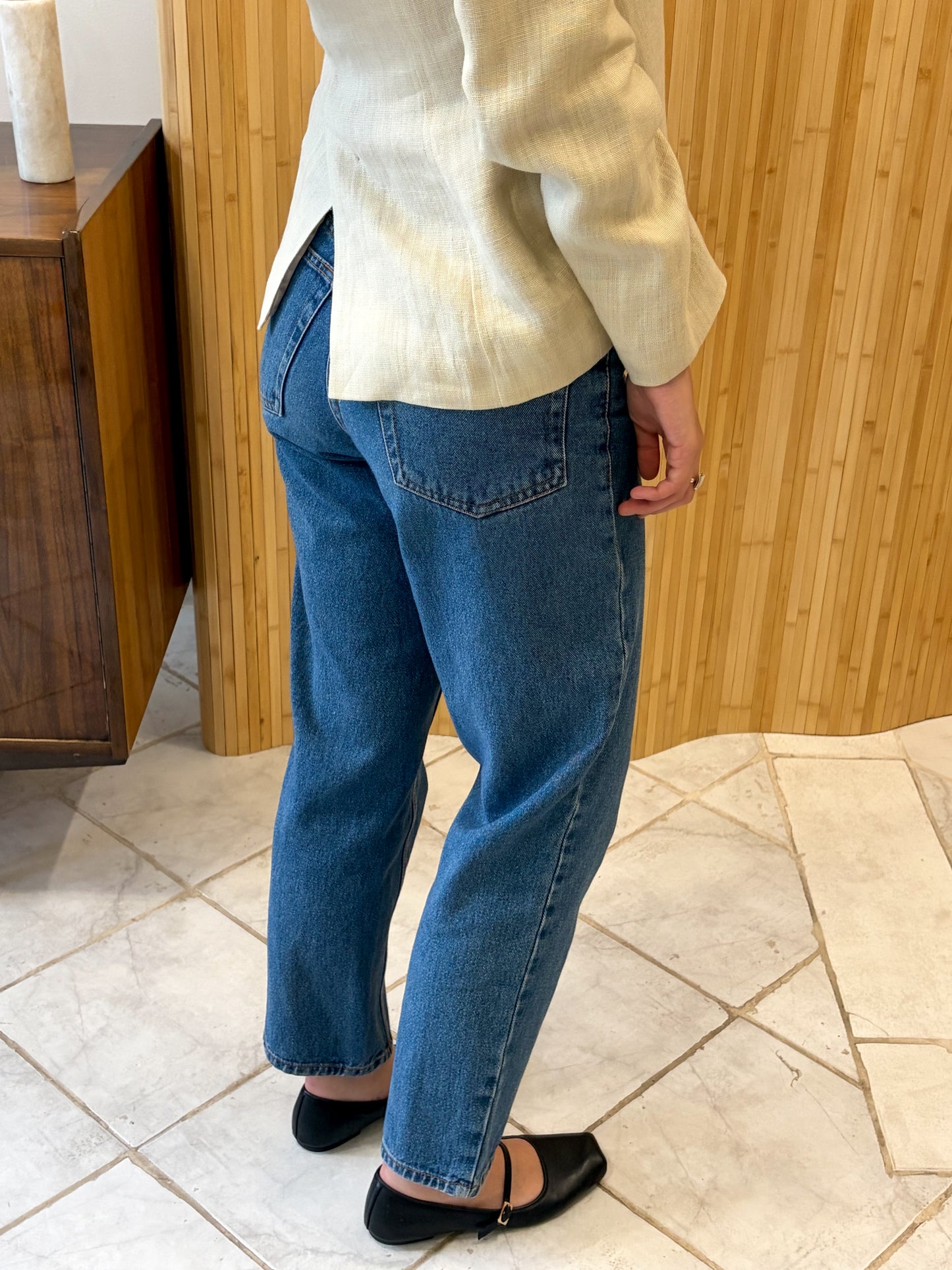 Vinatage prosty jeans S