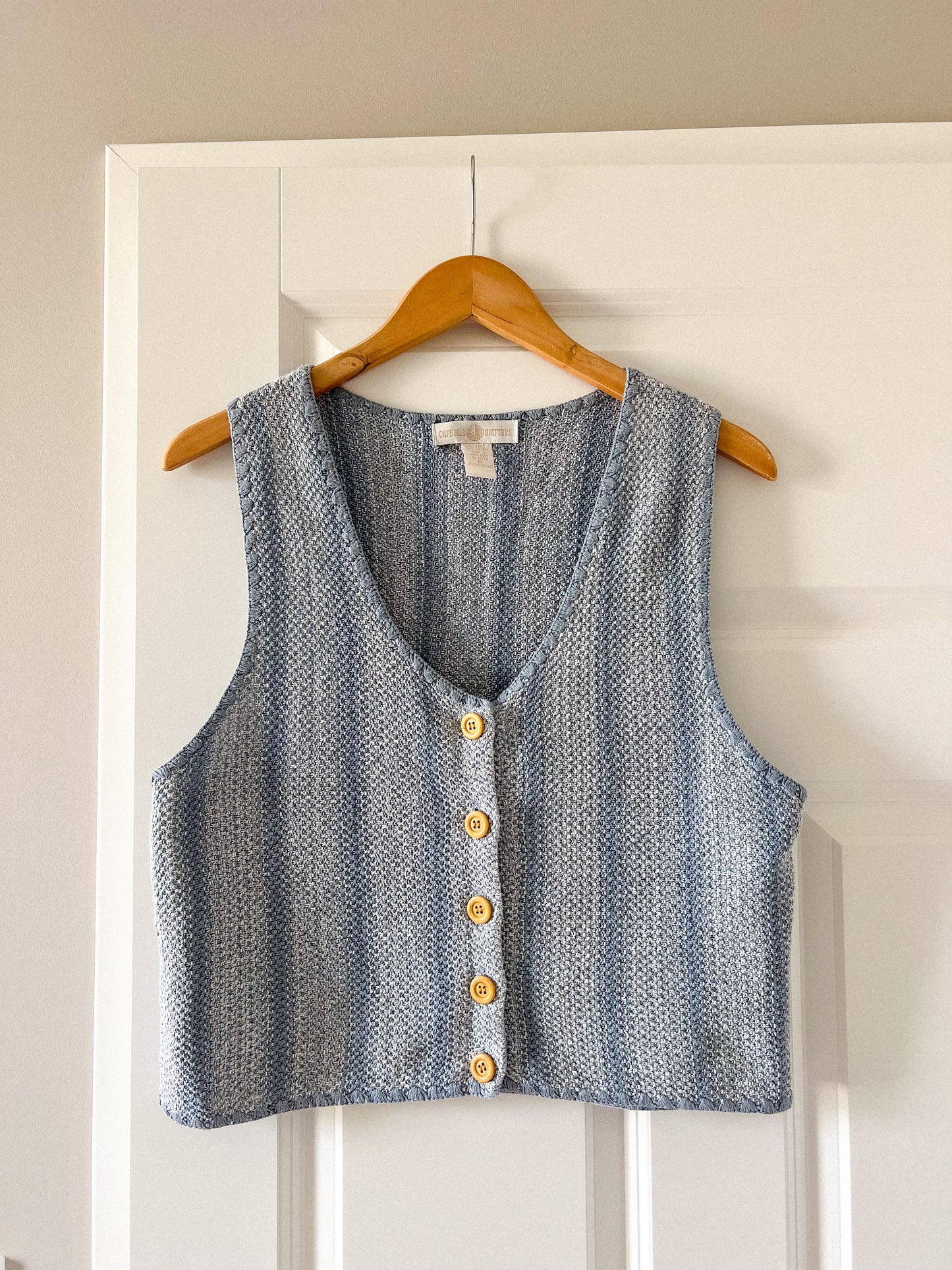 Sweterkowa kamizelka vintage | S/M