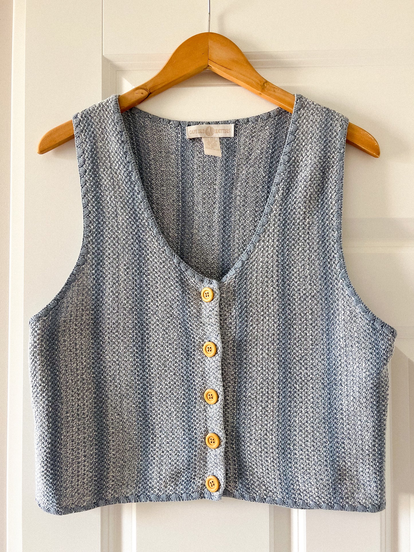 Sweterkowa kamizelka vintage | S/M