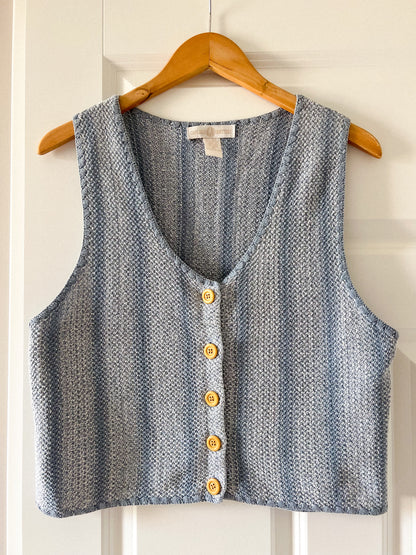Sweterkowa kamizelka vintage | S/M