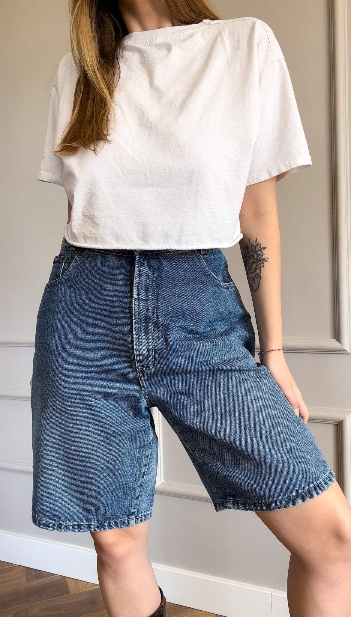 Vintage denimowe szorty – lata 90 | M/L