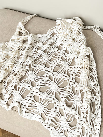 Ręcznie wykonana bawełniana chusta