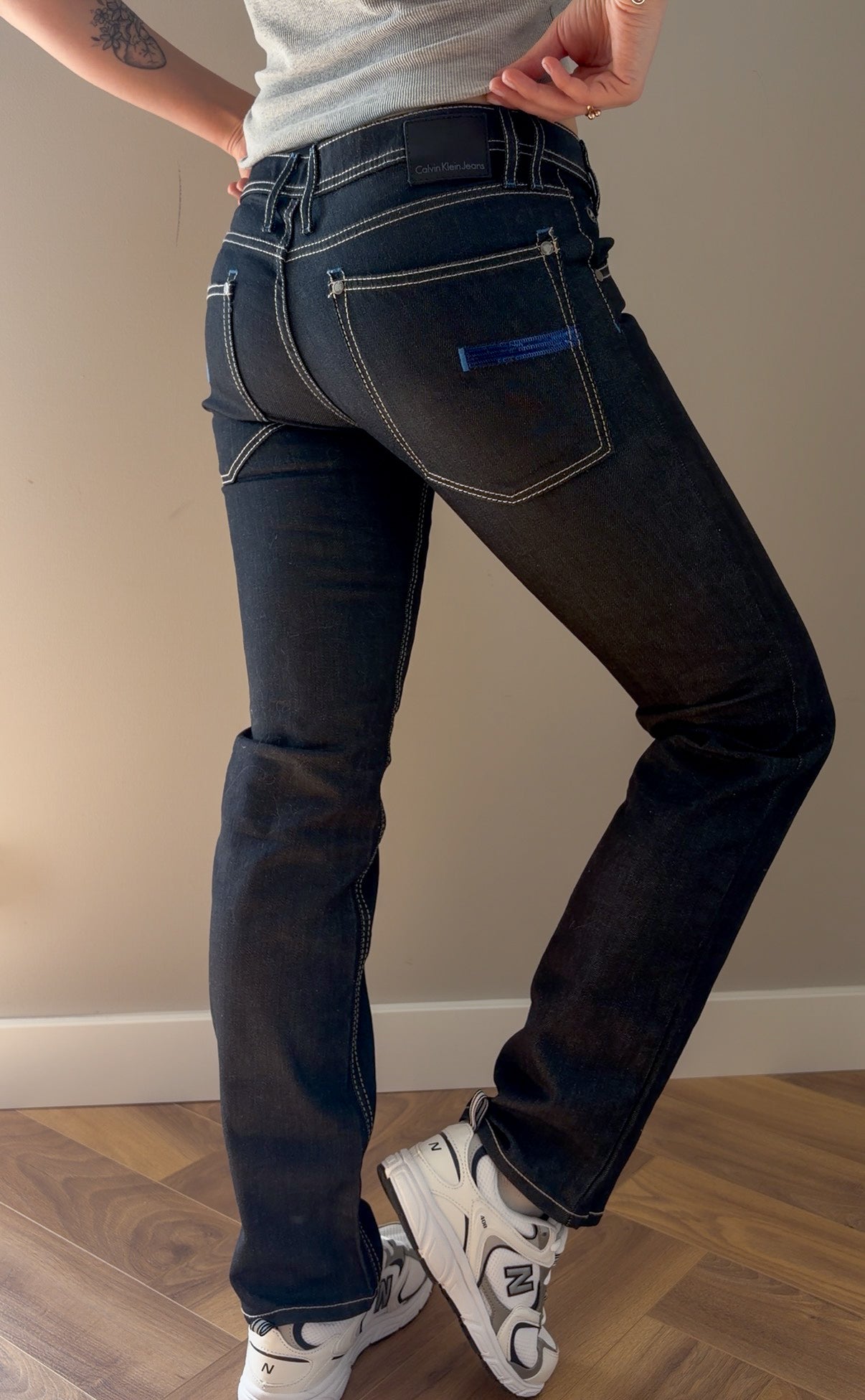 Calvin Klein Jeans biodrówki ciemny granat | XS-S