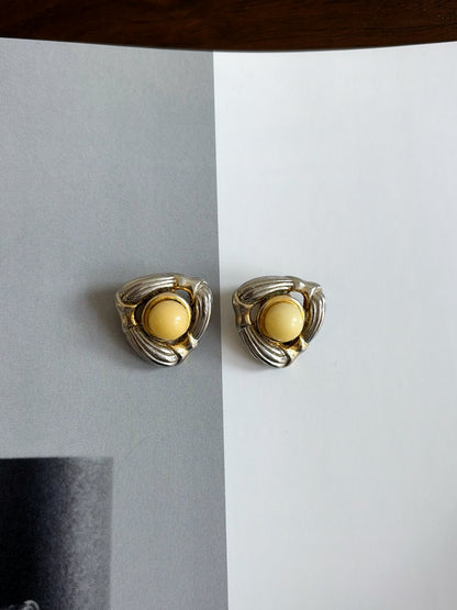 Masywne vintage  klipsy