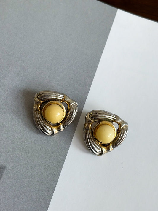 Masywne vintage  klipsy
