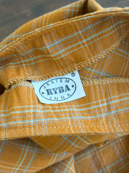 Vintage maxi spódnica w kratkę XS-S lata 90'