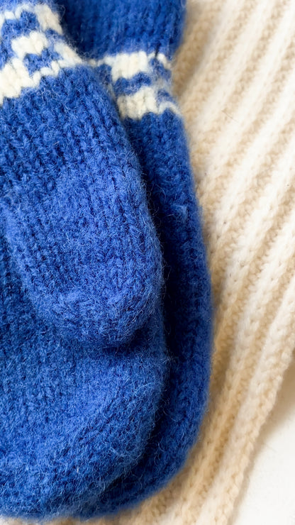 Ręcznie robione rękawiczki wełniane