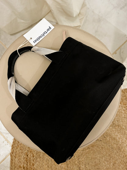 RADLEY Matweriałowa torebka do ręki ze skórą naturalną