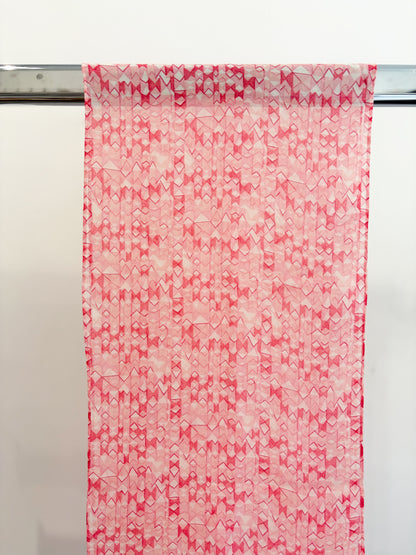 Jedwabna delikatna apaszka w formie szalika 170x30