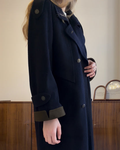 Płaszcz vintage z pagonami | M-L