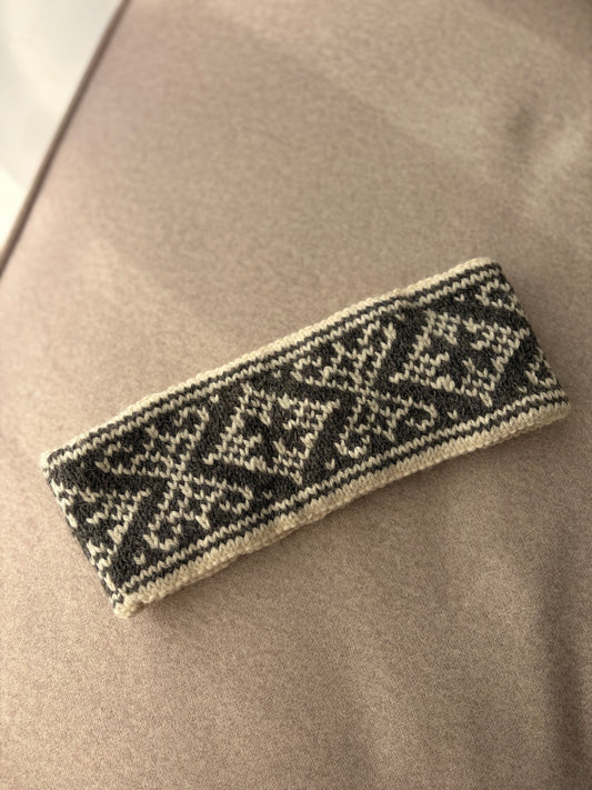 Wełniana opaska handmade