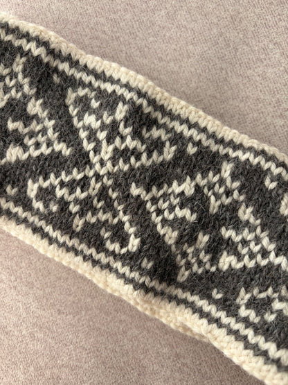 Wełniana opaska handmade